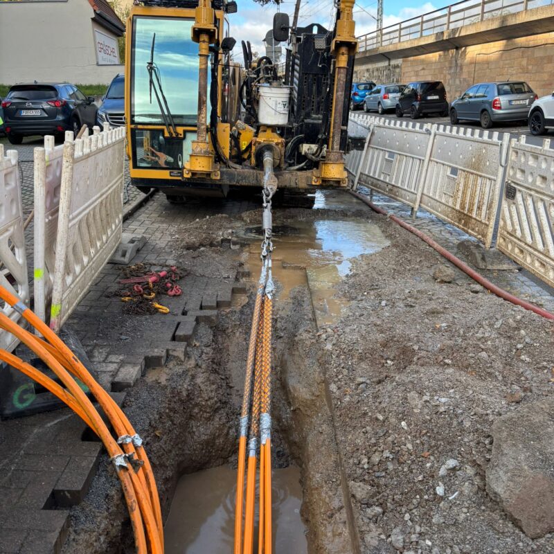 HDD – Horizontalspülbohrung Pirna